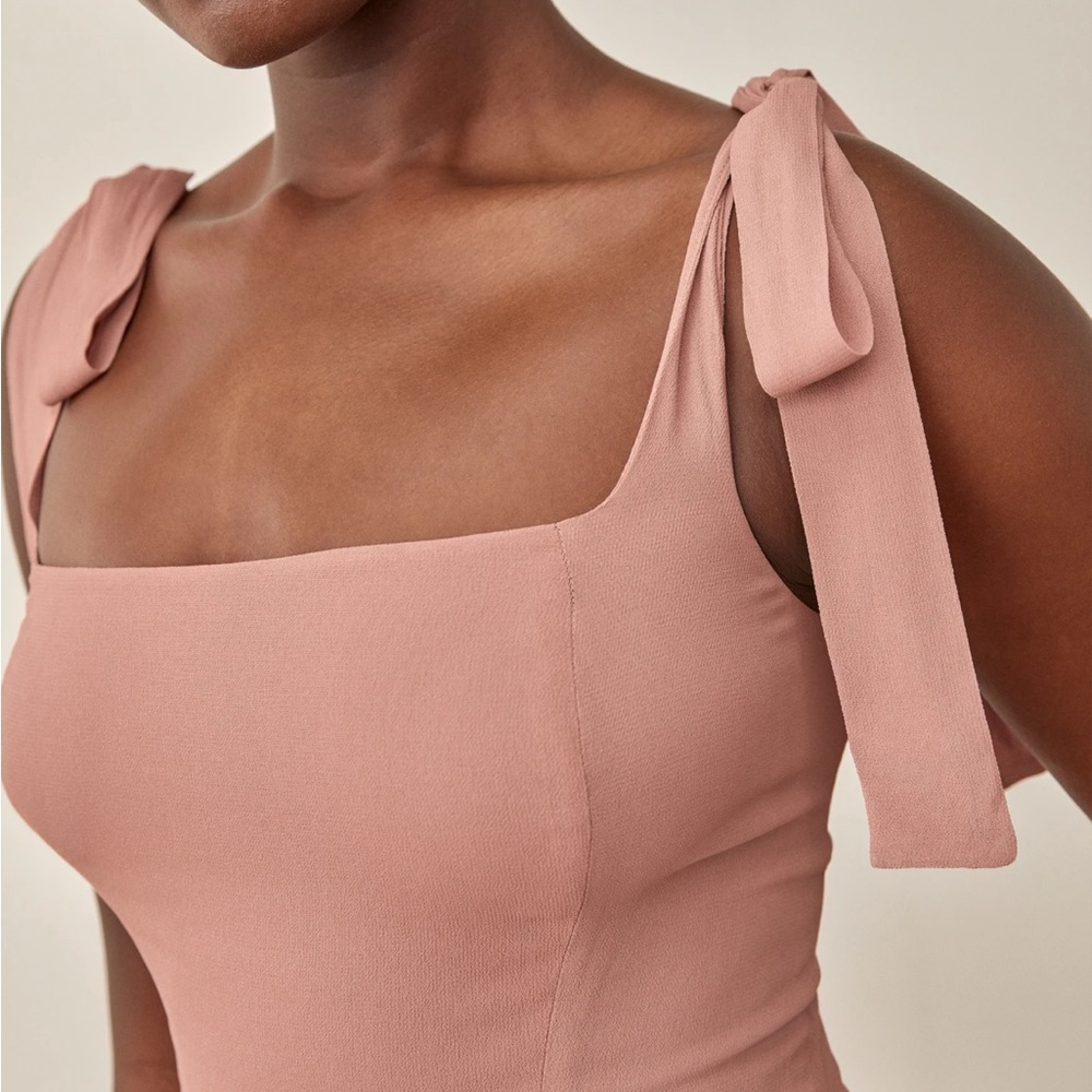 Reformation Dusty Rose Midi Dress - Picture 3 of 8
